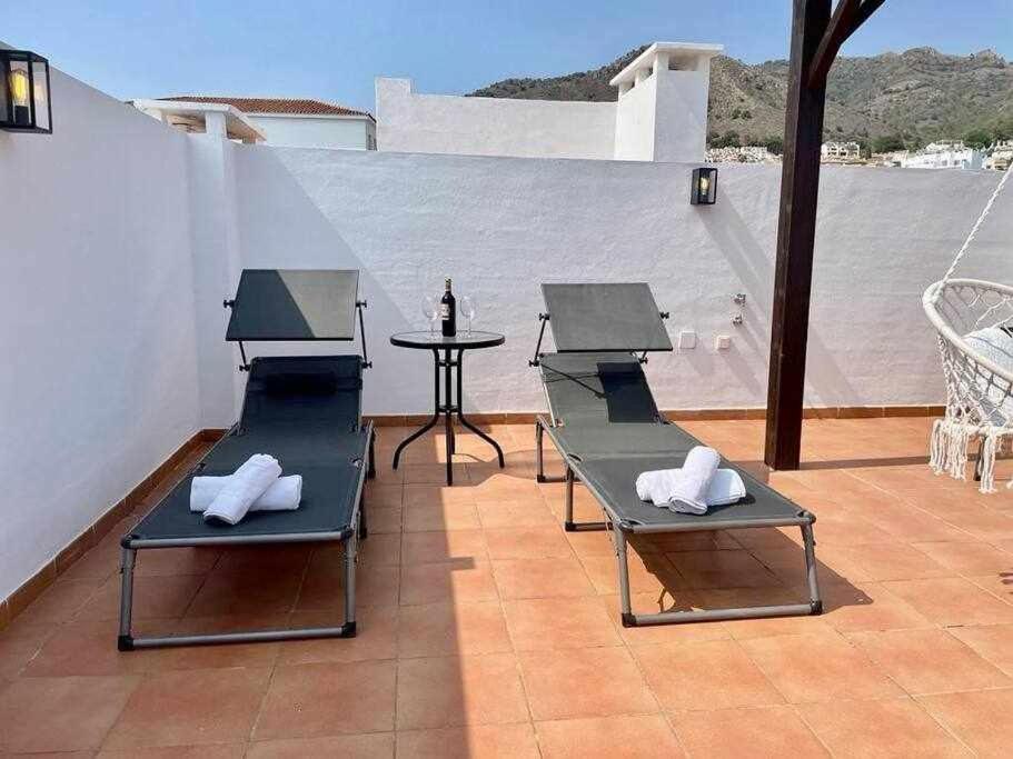 Atico Con Vistas Al Mar Y En Nerja Daire Dış mekan fotoğraf
